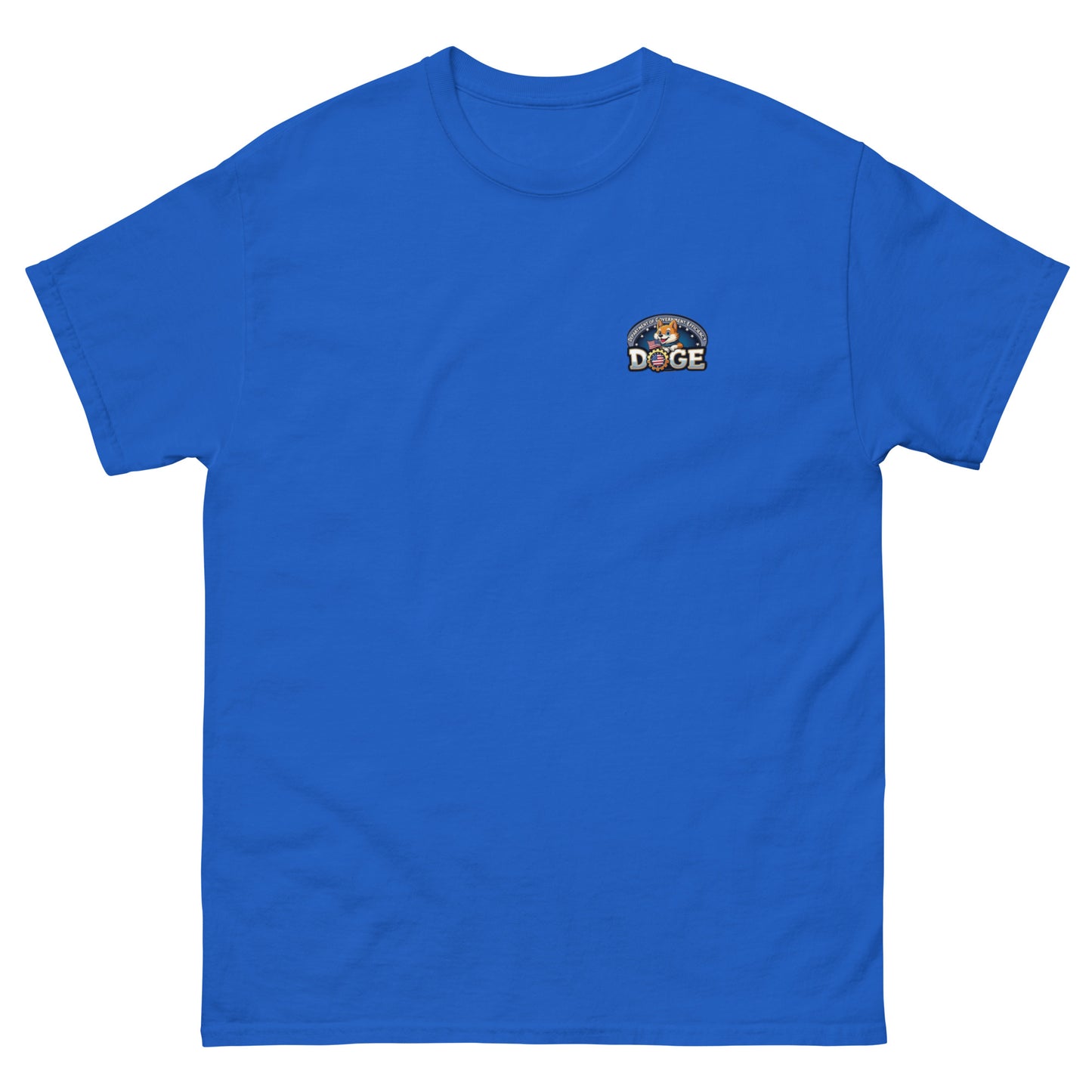 DOGE logo t-shirt blue