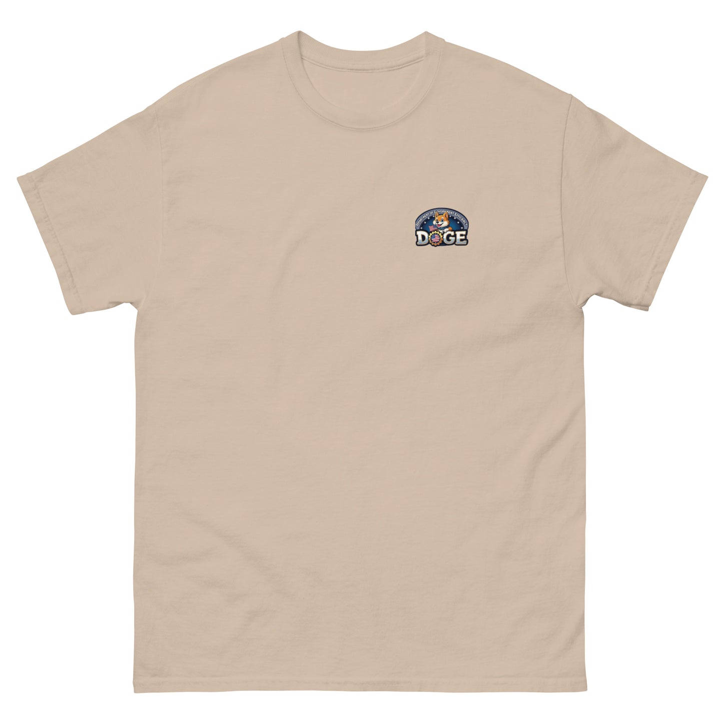 DOGE logo t-shirt beige