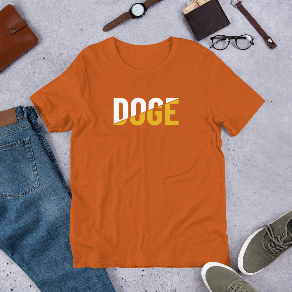 Doge Tee, Doge T-shirt, Doge shirt featuring Department of Government Efficiency (D.O.G.E.)