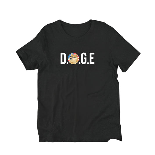 Doge Tee, Doge T-shirt, Doge shirt featuring Department of Government Efficiency (D.O.G.E.)