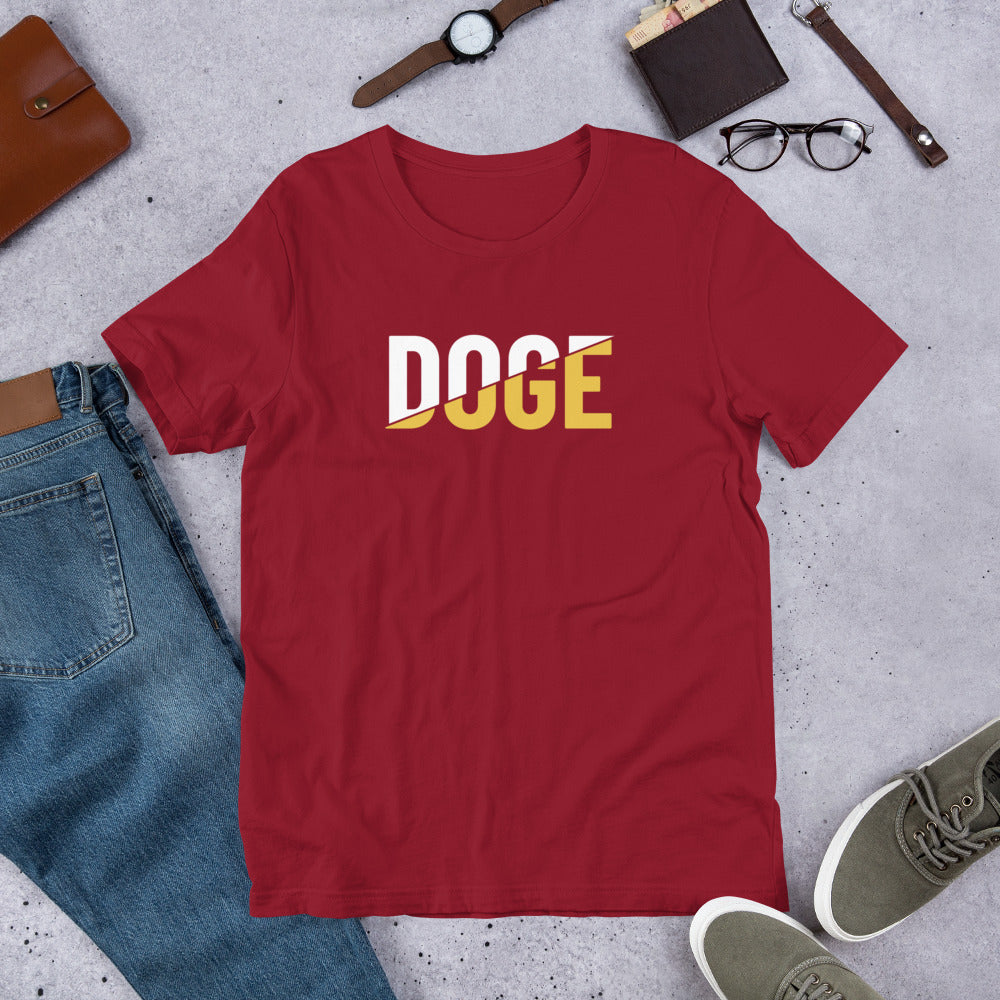 Doge Tee, Doge T-shirt, Doge shirt featuring Department of Government Efficiency (D.O.G.E.)
