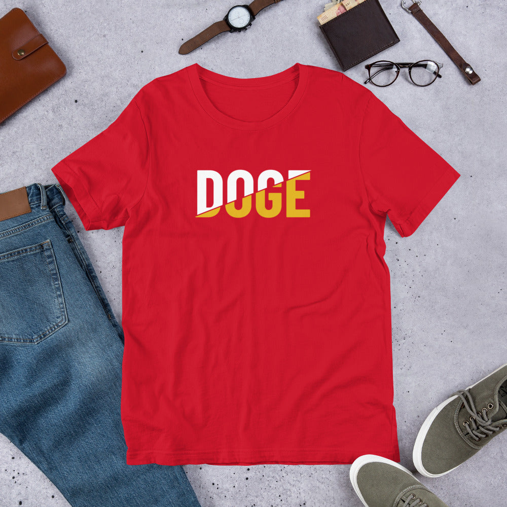 Doge Tee, Doge T-shirt, Doge shirt featuring Department of Government Efficiency (D.O.G.E.)